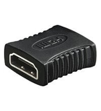 Адаптер HDMI Goobay - с покрытием никеля - черный - HDMI Typa-A - HDMI Typa-A - черный