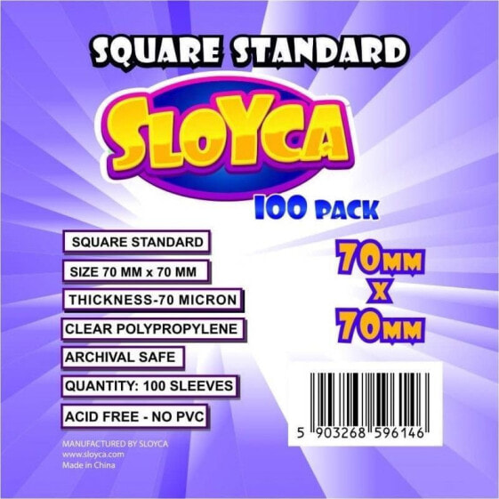 Игры для компаний SLOYCA Koszulki Square Standard 70x70mm (100шт) SLOYCA