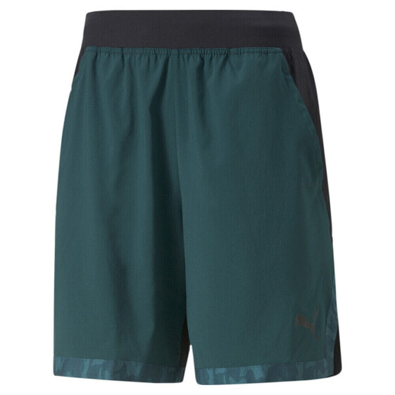 Puma Train Off Season 8 Woven Mens Green Casual Athletic Bottoms 52213824