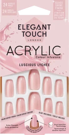 Künstliche Nägel Acrylic Lucious Lychee, 24 St