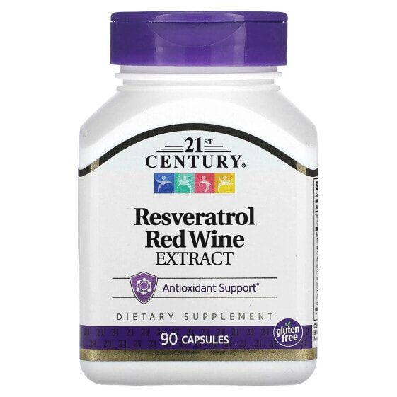 Resveratrol Red Wine Extract, 90 Capsules