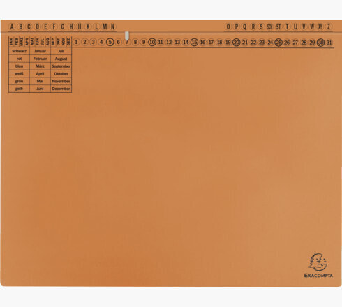 Exacompta 371109B - Carton - Orange - 320 g/m² - 265 mm - 316 mm - 1 pc(s)