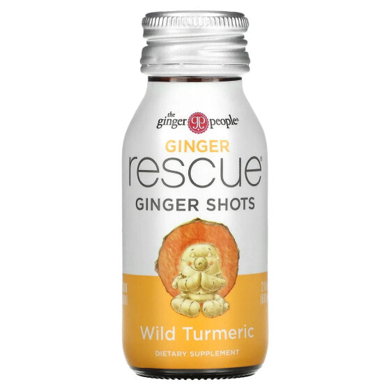 Ginger Rescue Shots, Wild Turmeric, 2 fl oz (60 ml)