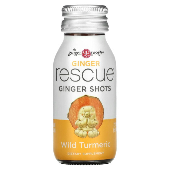 Травяные вытяжки для иммунитета Ginger Rescue, Wild Turmeric, 60 мл.