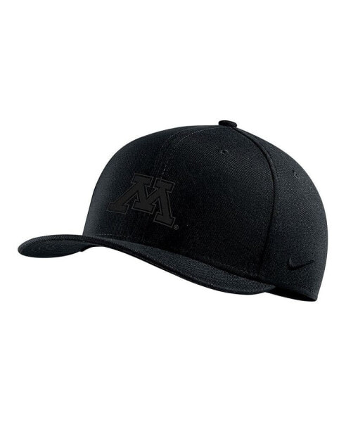 Men's Minnesota Golden Gophers Triple Black Classic99 Performance Flex Hat