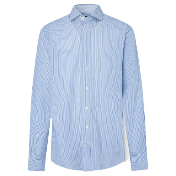 HACKETT Two Tone Pop Stripe long sleeve shirt