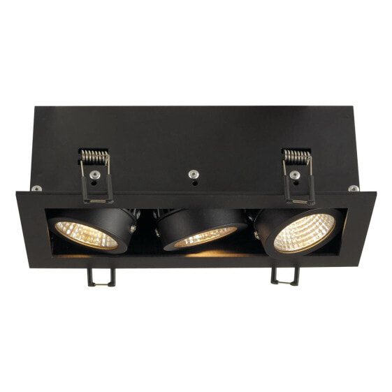 SLV 115720 - Recessed lighting spot - 3 bulb(s) - LED - 3000 K - 1920 lm - Black