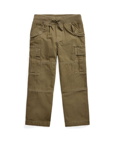 Toddler and Little Boys Cotton Ripstop Cargo Pants