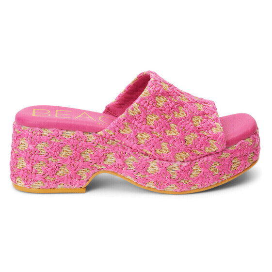 BEACH by Matisse Cruz Platform Womens Pink Casual Sandals CRUZ-702