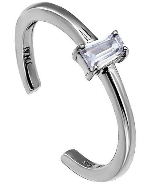 Cubic Zirconia Baguette Toe Ring, Created for Macy's