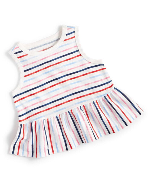Baby Girls Paint Stripe Tank Top, Created for Macy's