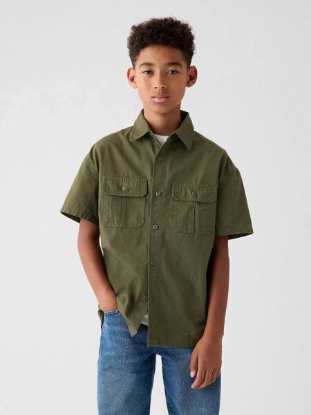 Kids Ripstop Utility Shirt