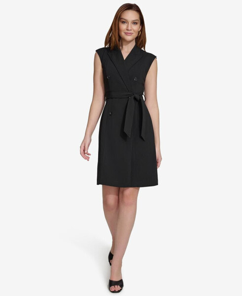 Women's Sleeveless Blazer Dress