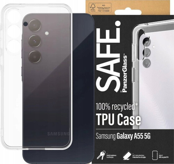 PanzerGlass SAFE. by PanzerGlass Case Samsung A55 5G, clear