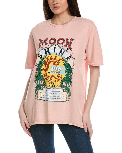 Project Social T Moonshine Desert Washed Oversized T-Shirt Women's Pink
