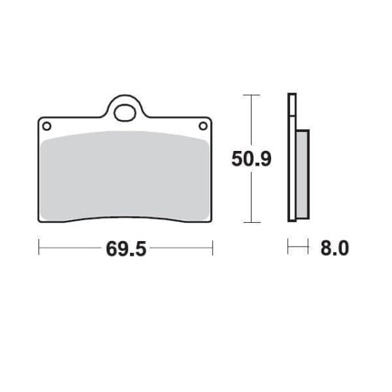 MOTO-MASTER Aprilia 402004 Brake Pads