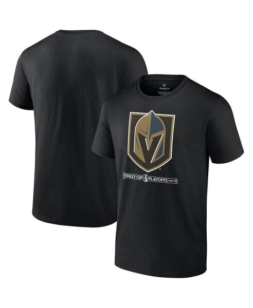 Men's Black Vegas Golden Knights 2024 Stanley Cup Playoffs Breakout T-Shirt