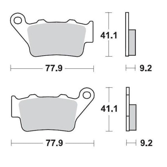 MOTO-MASTER Aprilia 403404 Brake Pads