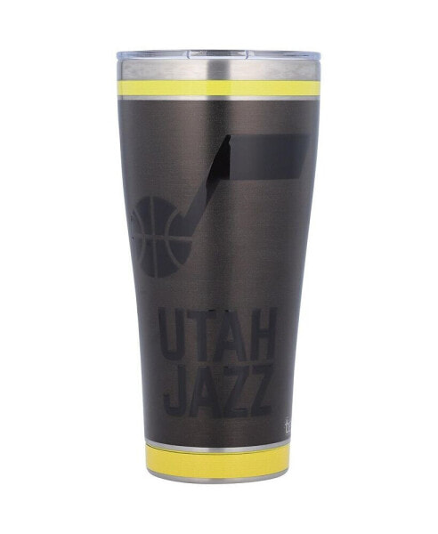 Utah Jazz 30 Oz Blackout Stainless Steel Tumbler