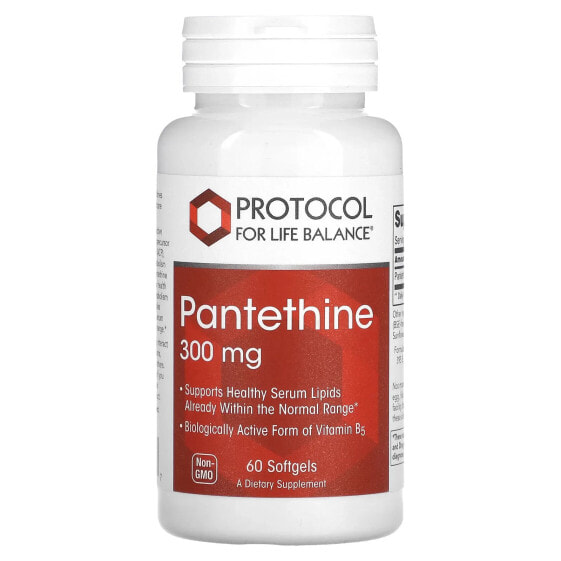 Pantethine, 300 mg, 60 Softgels