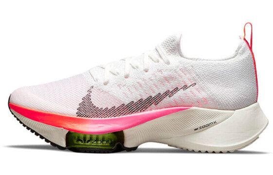 Кроссовки беговые женские Nike Air Zoom Tempo Next% розово-бело-черные