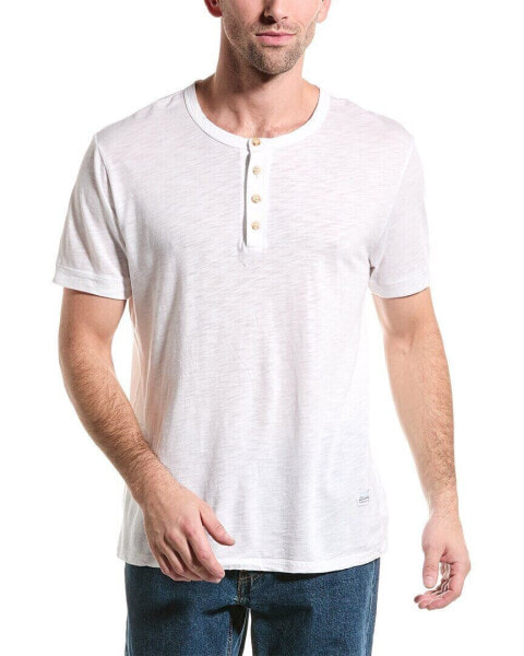 Kinetix Henley T-Shirt Men's White Small