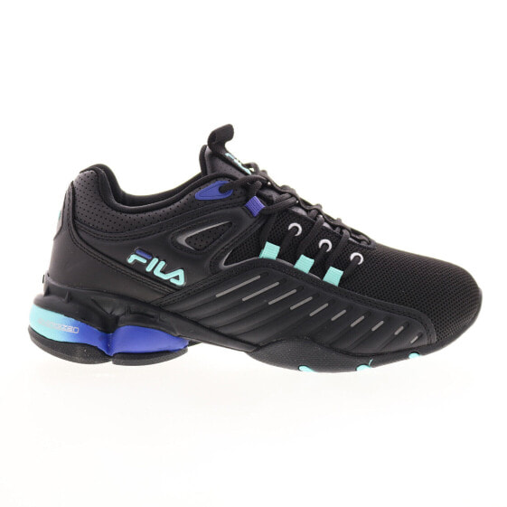 Fila Sonic Fuel Re- Energized Womens Black Leather Lifestyle Sneakers Shoes 6