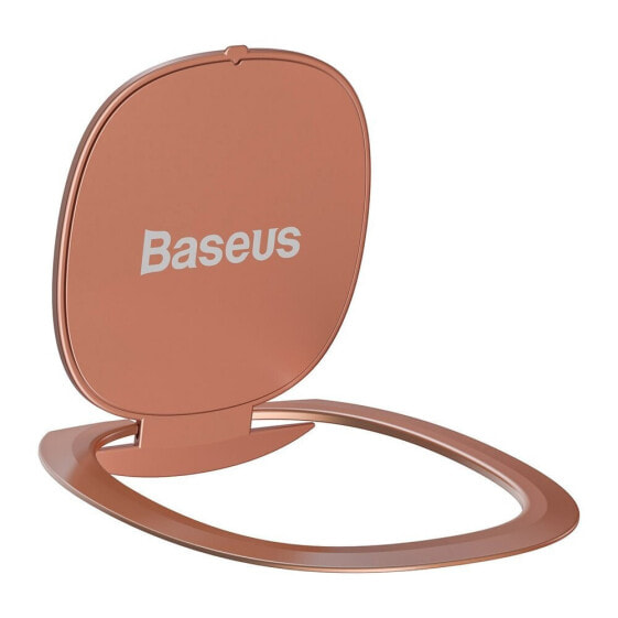 Держатель для телефона Baseus Ring ультратонкий самоклеющийся розовый