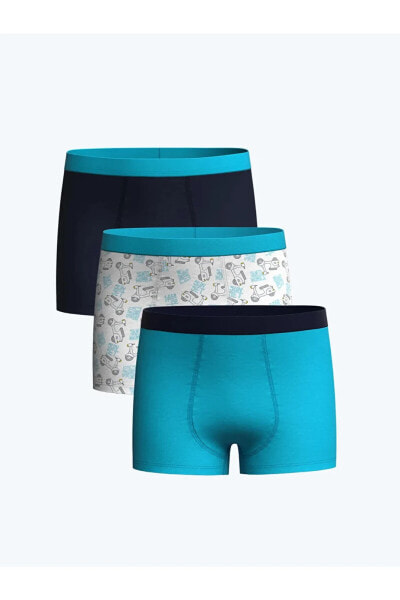 LCW Kids Basic Erkek Çocuk Boxer 3'lü