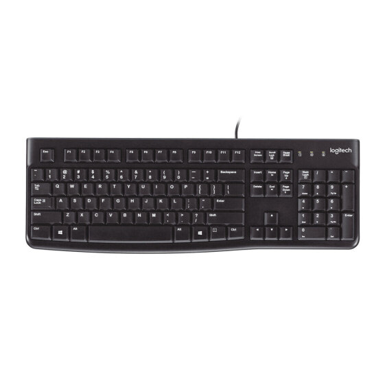 Испанская Qwerty Logitech K120 USB Чёрный Испанская Qwerty QWERTY