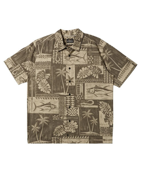 Quiksilver Men's Tuna Palm Short Sleeve Shirt