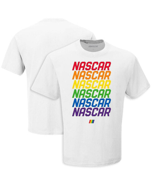Men's White NASCAR Repeat T-shirt