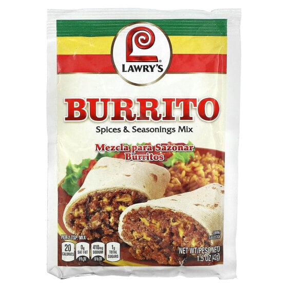 Spices & Seasonings Mix, Burrito , 1.5 oz (42 g)