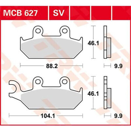 TRW Performance Street Yamaha XT 500 E 93 Sintered Front Brake Pads