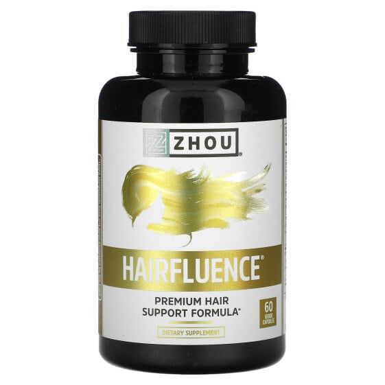 Витамин для здоровья кожи Zhou Nutrition Hairfluence 60 капсул