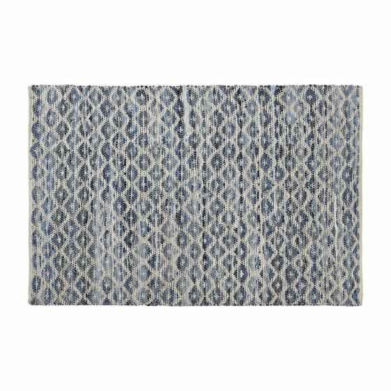 Carpet DKD Home Decor Blue White (120 x 180 x 1 cm)