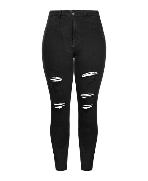 Plus Size Harley Rock N Roll Skinny Jean