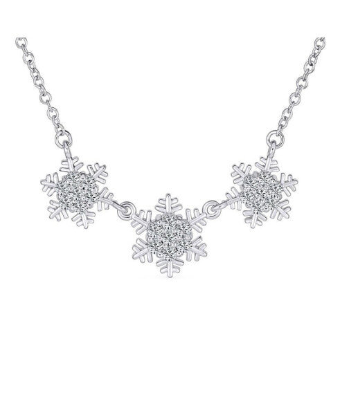 Ожерелье Bling Jewelry Snowflake Choker