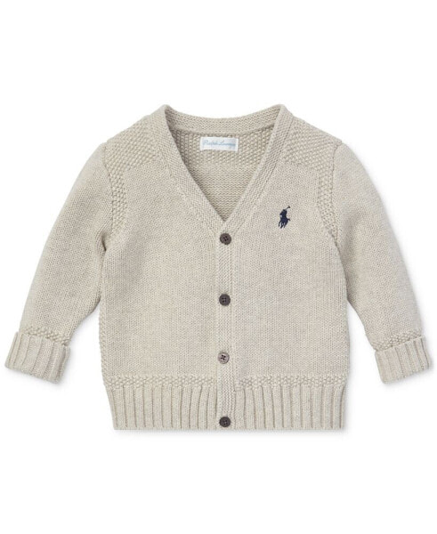 Джемпер Ralph Lauren Baby Combed Cotton V-Neck Cardigan