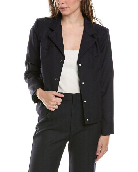 The Great The Western Wool-Blend Blazer Women's