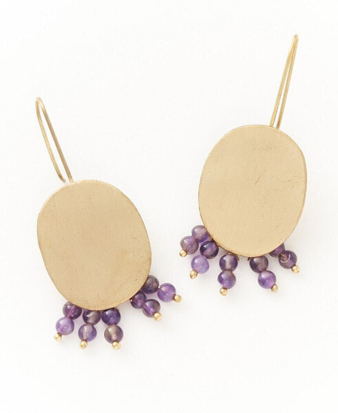 Gold-Tone Drop Earrings