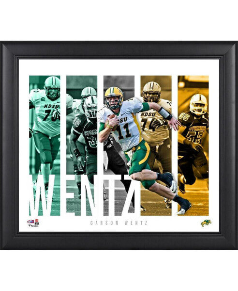 Carson Wentz North Dakota State Bison Framed 15'' x 17'' Player Panel Collage