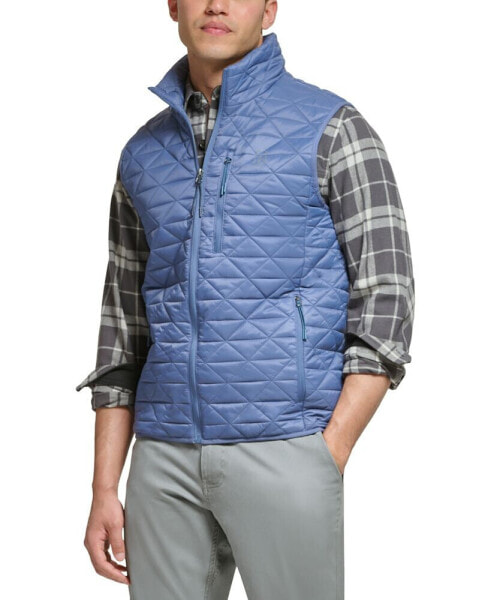 Men's Delta Diamond Quilted Packable Puffer Vest