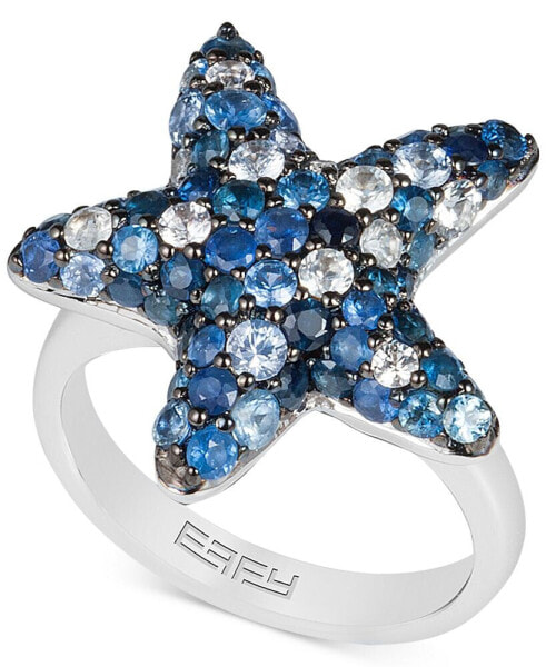 Кольцо EFFY Sapphire Starfish Sterling