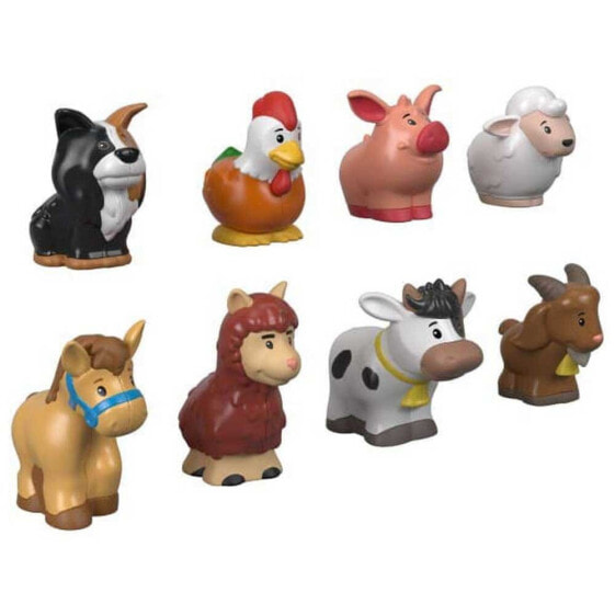 LITTLE PEOPLE Pack Of 8 Farm Animal Figures