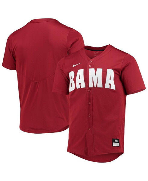 Men's Crimson Alabama Crimson Tide Replica Baseball Jersey