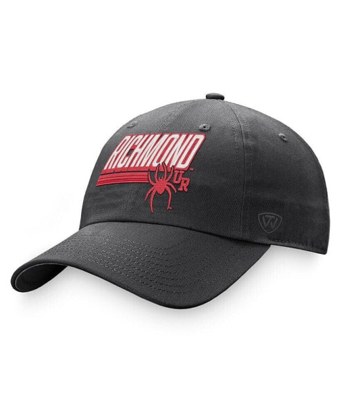 Men's Charcoal Richmond Spiders Slice Adjustable Hat