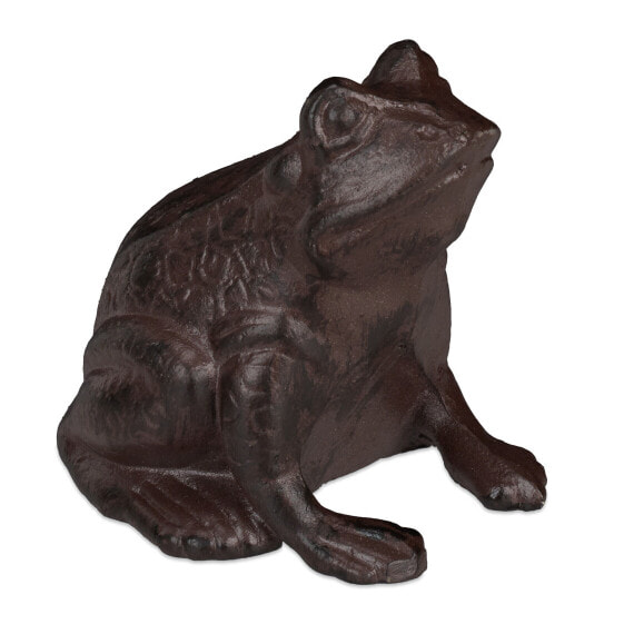 Декор и интерьер Relaxdays Gartenfigur Frosch античный