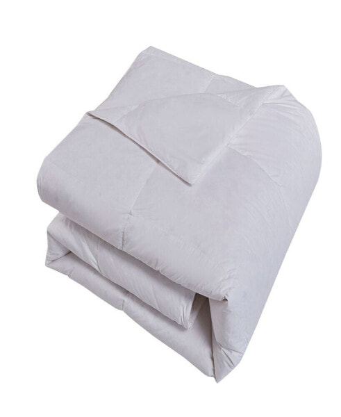 25% White Down/75% White Feather All Season Comforter, Full/Queen