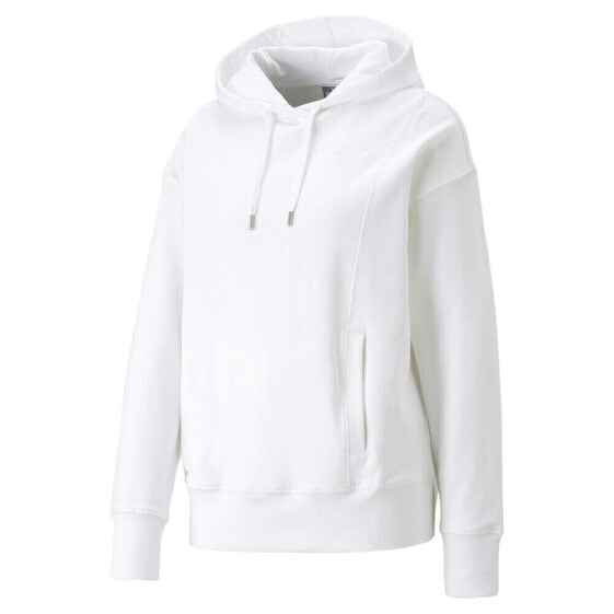 Puma Her Pullover Hoodie Womens White Casual Outerwear 67311002